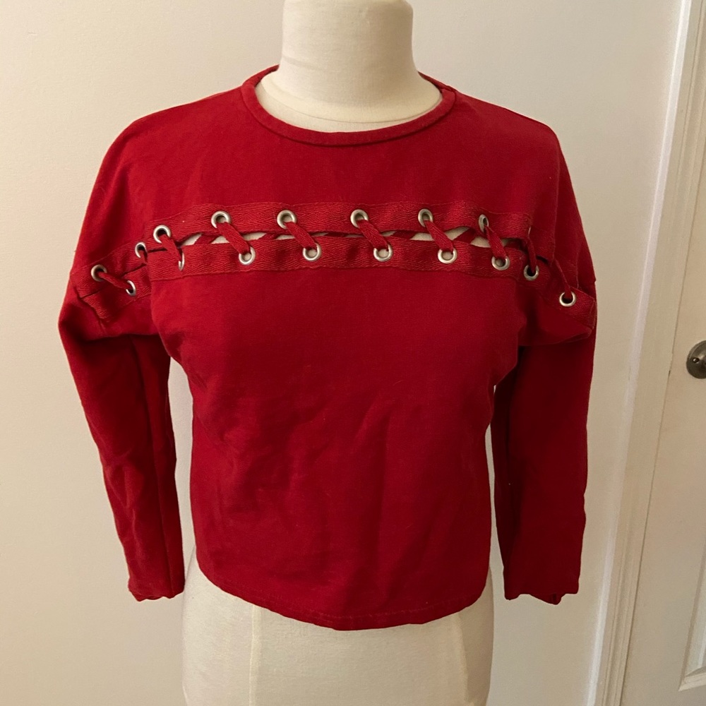 Red long sleeve